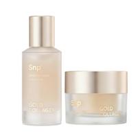 Snp Gold Collagen Expert Cream 50ml and Expert Ampoule 50ml Premium Anti Aging and Firming Skincare Set