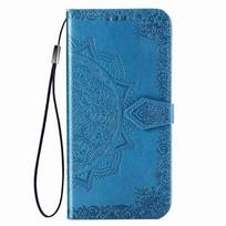 Realme 13 Pro+ 14 5G Flip Case Mandala Wallet Skin Funda for Realme 14 Pro Plus Case Realmi 13 Plus Realme13 14X 4G Book Cover Case & Strap&realme 13 Pro mėlyna