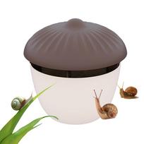 Acorn Design Garden Snail Trap Animal Pest Repeller Snails Traps Cages Catcher Physical Capture Garden Vegetable Field Insects white