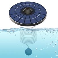 Saulės energija varomas plaukiojantis tvenkinio aeratorius-degintojas su oro žarna ir oro burbuliukų akmeniu, žuvų auginimo rezervuaro degintojas, automatinis išjungimas paukščių voniai China Mainland