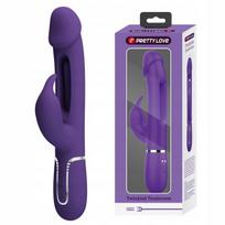Pretty Love "kampas" violetinis vibratorius su 7 vibracijomis ir 4 stimuliacijomis