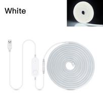 WiFi USB 5V Neon LED juosta 120LED/m Nuotolinio valdymo pritemdoma juosta LED lemputės Veikia su Alexa Google Home 1m