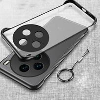 Cases For Vivo X200 Pro Mini X200Pro Frameless Hard PC Phone Case for Vivo X 200 X100pro Ultra Slim borderless Matte Shockproof Finger Ring Tough Case For vivo X100 juoda