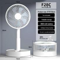 JunHui F9-3 Sulankstomas įkraunamas USB stalo ventiliatorius