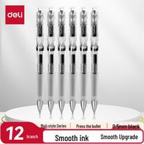 Deli S101 Smooth Retractable Gel Pen 0.5mm