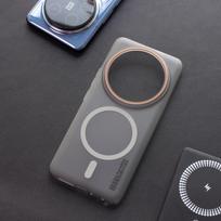 For Xiaomi 17 Ultra 5G Case Matte Hard PC Magnetic Wireless Charging Protective Phone Cover For Xiaomi 17 Ultra 5G Shell Bumper Xiaomi 17 Ultra pilka spalva