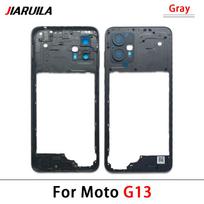 NAUJAS Vidurinis Rėmelis Motorola Moto G13 G31 G41 G42 G84 G23 G6 Vidurinis Rėmelis Rėmelis Vidurinė Plokštelė Su Kameros Lęšiu Atsarginės Dalys G13 Gray gray