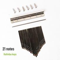 21-Key Thumb Piano Kalimba Reeds DIY Accessories Nickel-Plated Manganese Steel