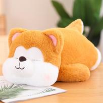 30-60CM Squisy Plush Pillow Pig&Panda&Shiba Inu Dog Stuffed Soft Plush Toy Cartoon Sofa Cushion Home Decor Kids Gift 30cm