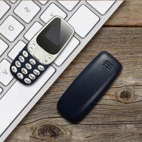 L8star BM10 mini telefonas mėlynas Bluetooth mobilusis telefonas dviejų SIM kortelių mažos radiacijos