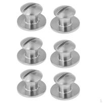 six packs Tech Scuba Diving Diver BCD Backplate Book Screw Dive Accessories gray