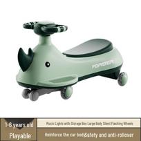 FOREVER Kids Rhino Ride-on Twist Car with Storage Seat
