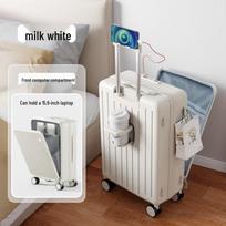 Multi-functional Front-Opening Carry-on Luggage balta