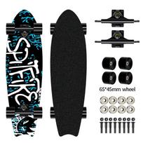 WEZHO Fishtail Cruiser Skateboard