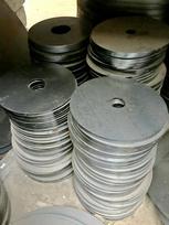 Carbon Steel Perforated Round Iron Sheet Gasket - Thickened A3 Weldable Flat Washer Disc Custom with Holes
