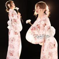 Japanese Furisode Kimono: Women's Traditional Formal Wear for Photography One Size