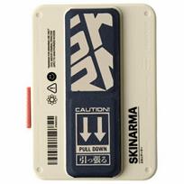 Etui do iPhone 14 Skinarma Magnetic Grip Stojak Kremowe