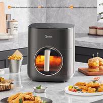 Midea 6L Visual Window Dual-Heat Air Fryer Oven CN plug (adapter included)