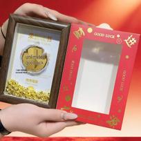 Mother's Day 24K Gold Rose Flower Gift Box: 'I Love You Mom'
