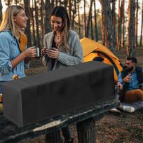 Outdoor Fire Pit Cover Waterproof Fire Pit Shelter Square Wear-Resistant Outdoor Firepit Cover For Deck Balcony Beach Garden China Mainland