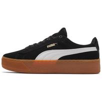 Puma  Vikky Platform Black Gum Women Sneakers White 363287-10 35.5