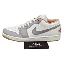 „Air Jordan 1 Low“ „Burų/Koledžo pilkos“ 553558-169 vyriškas dydis EU 47.5 smėlis/pilka spalva