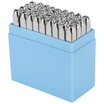 36Pcs Letter Stamp Set Alloy Steel Metal Electroplating Craft Stamping Tool with Storage Box