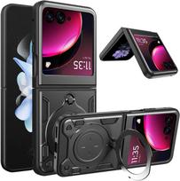 Protective Cover For Motorola Moto Razr 60 50 40 Ultra Razr Plus    Case Ring Stand Holder Shockproof Fundas Coque Moto Razr Plus 2024