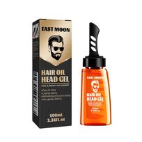 2-In-1 Hair Wax Gel With Comb Long-lasting Fluffy Hair Men Hair Styling Gel Tool 1pc