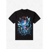 Cyberpunk Hazbin Hotel Vox Solo Metal T Shirt Can Be Worn By Both Men's Women's With Pure Cotton Fashionable Short-Sleeved Shirt S