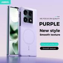 Dėklas Motorola Razr Fold Naujas TPU Atsparus kritimui Magnetinis Skystas Silikonas Draugiškas odai Galinis Dangtelis Moto Razr Fold Korpusas Bamperis Motorola Razr Fold levanda