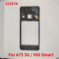 ZTE Blade A75 5G / V60 Smart Z2357N vidinio rėmo korpuso rėmelis su šoniniu mygtuku sidabras