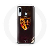 Dėklas - Maniacase - Samsung Galaxy A20 - Minkštas - Juodas - Rcl objektyvas oranžinis juodas pagrindas juoda