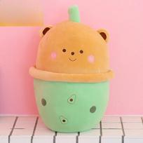 Cute Milk Tea Animal Plush Pillows Rabbit Plush Pliiows Bear Plush Pillows Dinosaur Toy Plush Pillows Girl Gifts Sofa Pillows 50cm