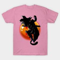 Moteriški marškinėliai „Goku Harajuku Print Kawaii“ marškinėliai trumpomis rankovėmis trumpomis rankovėmis moteriški marškinėliai „Top Tee“ S rožinė
