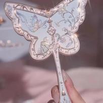 Flower  Knows Strawberry Cupid Hand Mirror Flowerknows Makeup Mirrors Vintage Mirror