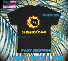 NEW Shirt PREMIUM SERIOUS SAM GAME LOGO T-Shirt FUNNY SIZE S-5XL XL