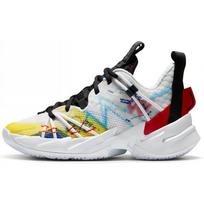 (GS) Air Jordan Why Not Zer0.3 SE 3 'White Yellow Red' Kids' CN8107-100 EU 37.5