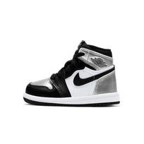 (TD) Air Jordan 1 Retro High OG 'Silver Toe' Baby CU0450-001 EU 27