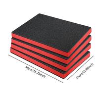5PCS Tool Box Foam Inserts Tool Shadow Foams Inserts for Toolbox Hard Case Cases Tool Box Liner Organizer for Tabletop Miniature
