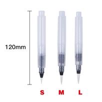 3/6 Pc Water Color Brush Pen Set Watercolor Paint Pens for Painting Markers Refillable Watercolor Brush Pens Art Supplies small