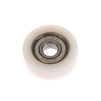 1Pcs 608 ZZ Nylon POM round Roller Wheel 8x30x10mm Plastic Bearing Pulley round Type with POM Wrap for Smooth Motion balta
