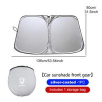 For Skoda Car Windshield Sun Shade Visor UV Protection Shield S Kodiaq Octavia 2 3 Yeti Karoq Rapid Fabia VII VRS