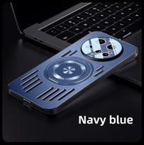 For Xiaomi Mi 15 Ultra Case Hard Metal heat dissipation magnetic Ring Stand Protective back cover For Xiaomi Mi 15S 14 Pro Shell xiaomi 15 ultra mėlyna