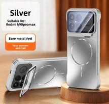 For Xiaomi POCO F8 Pro Case Hard PC Slim Magnetic wireless charging Lens Stand Protect Back Cover Case For POCO F8 Ultra Shell Poco F8 Pro sidabras