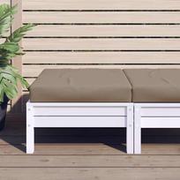 Paletės pagalvėlė taupe spalvos 60x60x95cm oksfordo audinys
