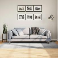 Kilimas IZA pilkas 100x200cm trumpi šereliai