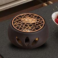 Keraminis šildytuvas, puodai ir įskaičiuotas žvakidė Metal Warmer Plate A