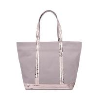 Vanessabruno Medium Cabas Spangle Canvas Tote Bag 0pve01 V40378 413 0PVE01 V40378 413