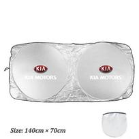 AAAGJ1 Sticker Car Windshield Sun Shade Cover Blocks Rays Protector Interior For Kia Sportage Ceed Picanto Niro Forte 5 3 4 K7 K5 K8 K3